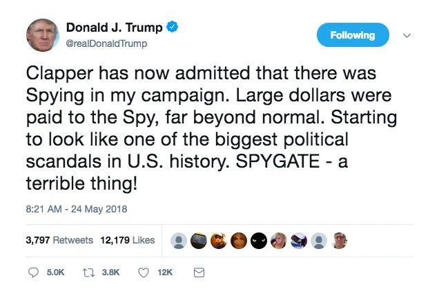 CASE103060's tweet photo. @EricLDaugh @GreerStandsFree This has Obama and his Democrats Socialist deep state acolytes fingerprints all over it … remember when they called @POTUS a “liar” when he said they were spying on his 2016 campaign? Fast forward to 2024 100x worse‼️ https://t.co/ULmiL6Xxv0