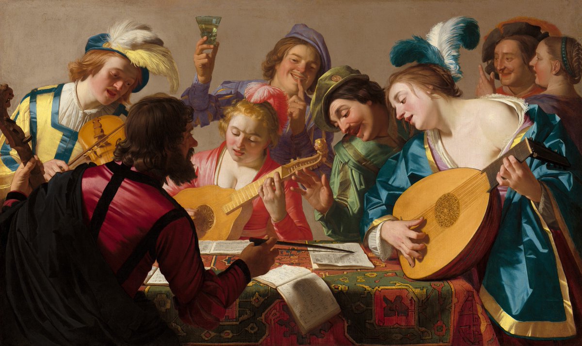 Goudriaan2's tweet photo. The Concert
Gerrit van Honthorst, 1623 https://t.co/Uu8gdppDiB