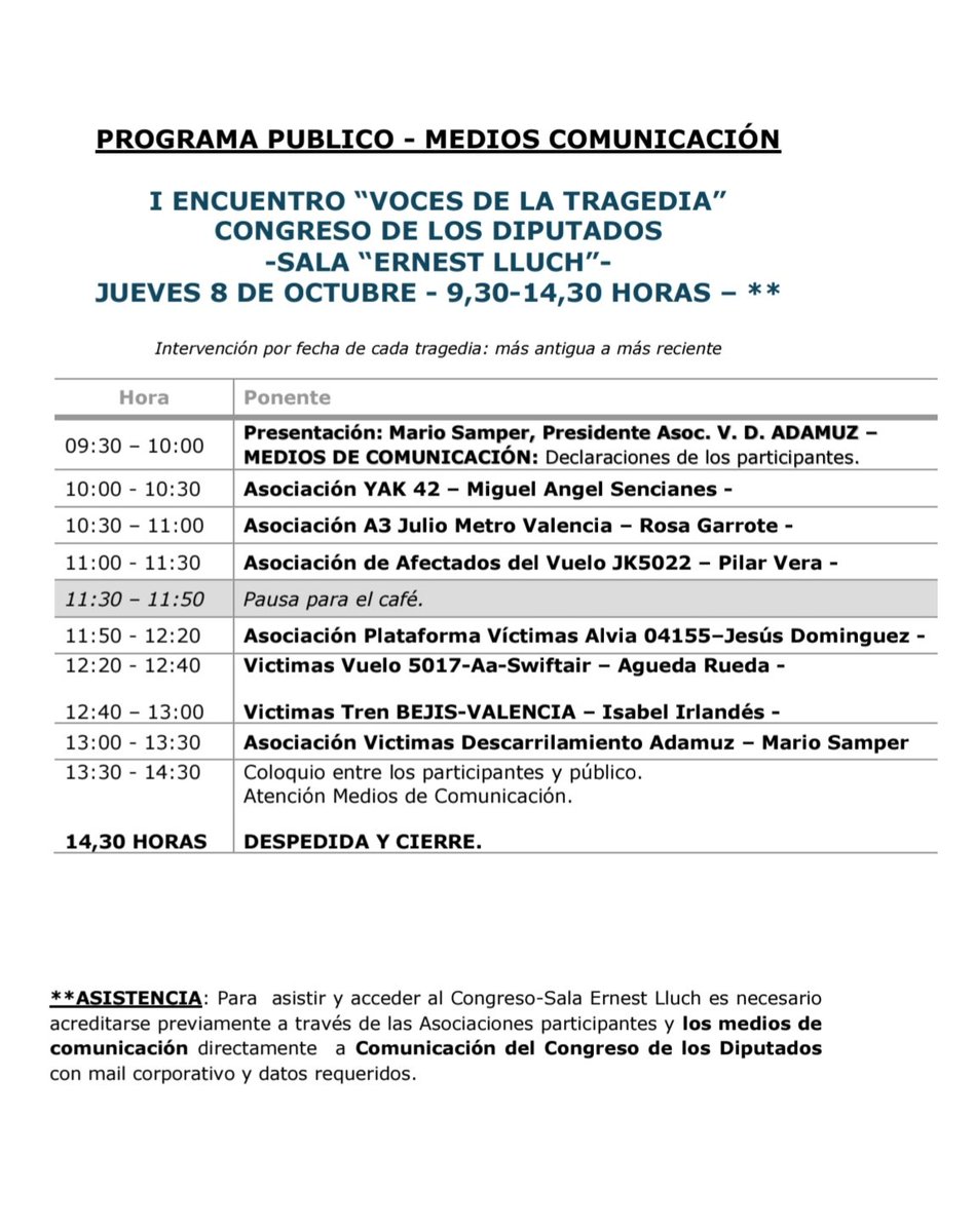 VictimasAdamuz's tweet photo. Cuando se aúnan las voces surgen encuentros como éste. Estaremos el próximo 8 de octubre en el congreso para aportar nuevos datos acerca del descarrilamiento y accidente evitable en Adamuz. Juntos somos más. https://t.co/op4bDjg6Hl