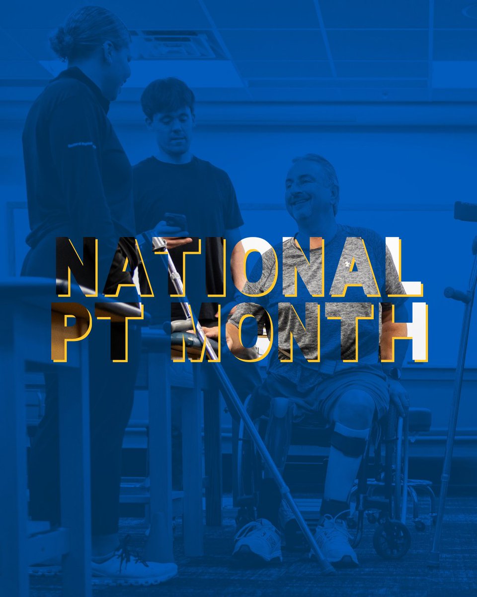 ubsphhp's tweet photo. 🏃 October is National Physical Therapy Month!

Physical therapists help people move, recover, prevent injury and participate in the activities that matter most to them. This month, we’re celebrating the PT professionals and students. 💙 #UBSPHHP #UBuffalo https://t.co/o1cnBkWTxF