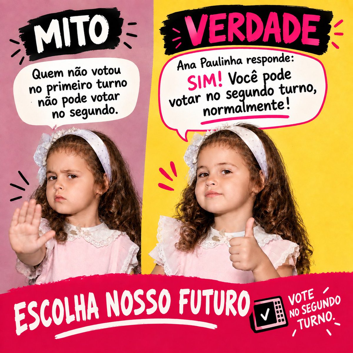 caoszerozero's tweet photo. NÃO FALTEM NO SEGUNDO TURNO

33,4 milhões NÃO foram às urnas!

Agora é hora de mobilização, cada voto conta! https://t.co/MG5dzcBsBb