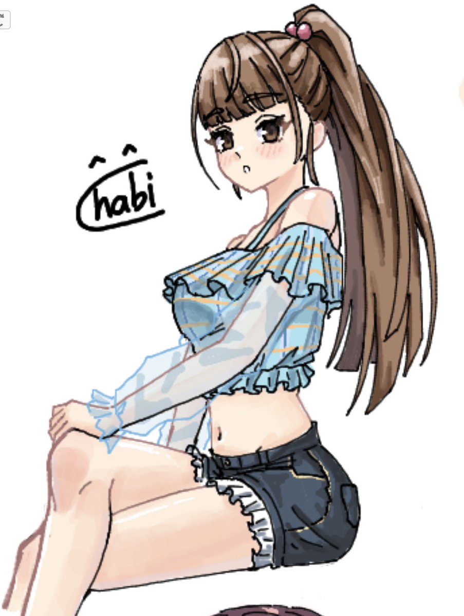 chabiillust71's tweet photo. 絵チャで描いた水着Cおきょん(久しぶりだからあんま似てなくてｺﾞﾒﾝﾈ!)
#シャインポスト https://t.co/l5HmvSKU5K