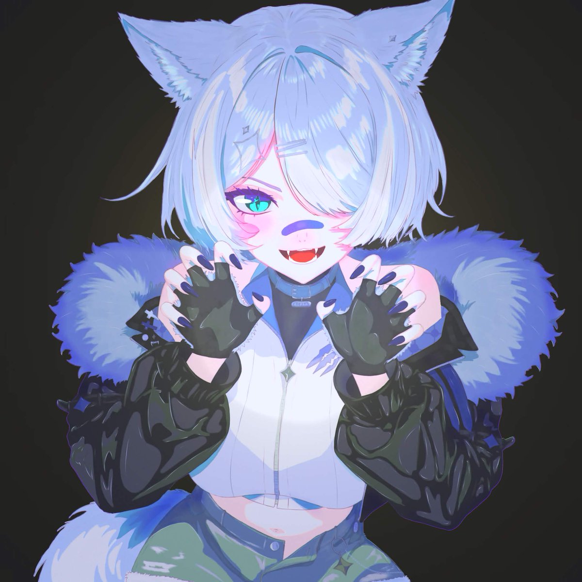 dewott856554's tweet photo. day 5 its for my first oshi! ive been having lot of fun lately watching her streams so here it is . i couldnt decide which one tho (´−｀)ゞ🐺 
#pendorART #絵リーラ https://t.co/F2J6JAaCx6