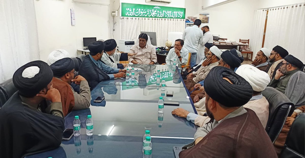 husseni_s's tweet photo. Today Shiya Scholars delegation met on various Shiya Waqf issues at State Waqf Board office, Hajj House, Nampally, Hyderabad.
#syedazmathullahhusseni #cmrevanthreddy #waqfboardleader #WaqfDevelopment #azmathullahwaqf #telanganaazmath https://t.co/KLKoqdtztQ