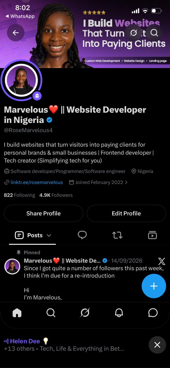 RoseMarvelous4's tweet photo. Did a bio clean up 😄 https://t.co/PoLbhxXYQ0