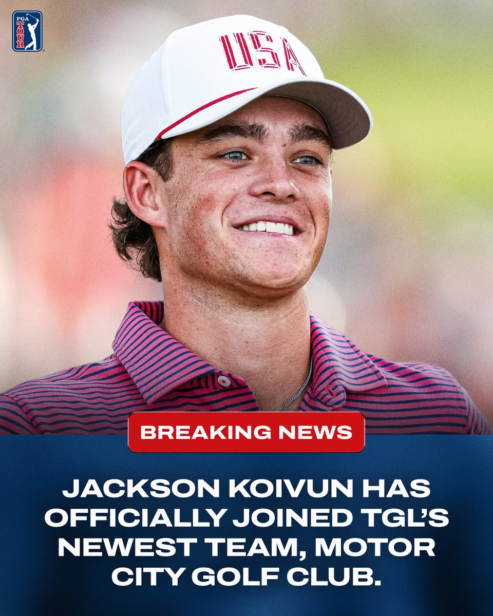 PGATour's tweet photo. Koivun joins Koepka as the franchise’s first two members for the upcoming season. https://t.co/WdLqNoGVmM