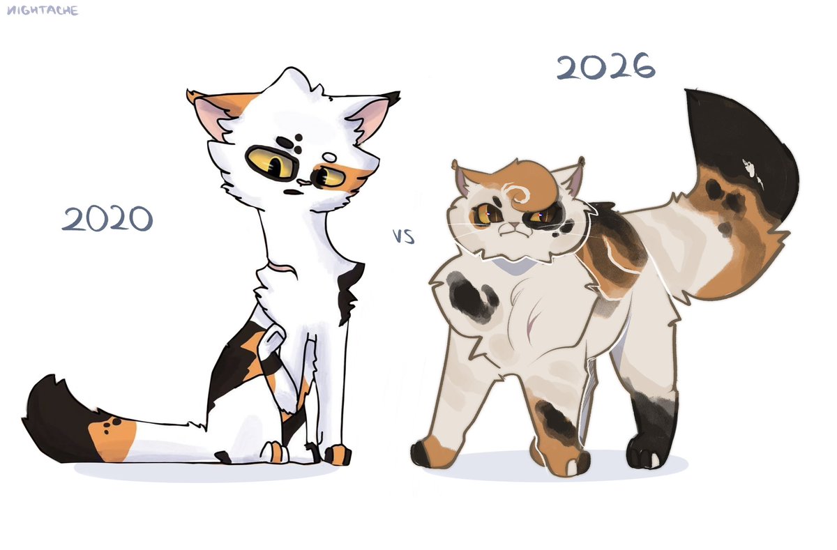 Lightni25116769's tweet photo. sketchy redraws of my old warrior cats ocs from 2020 👀
is that a huge progress or nah?…
#warriorcats #catart #digitalcharacter #warriorcatsart #catoc #originalcharacter #redraw https://t.co/efWH8xCdMH