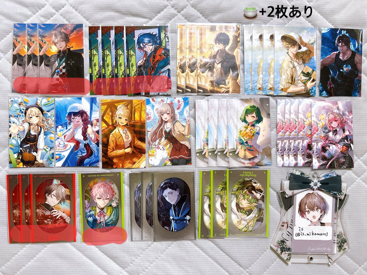 is_mikamaru's tweet photo. 【交換】にじさんじ ノスタルジアコレクションカード コレカ メモリアルグッズ チェキ風カード ストア周年 缶バッジ ビスケット めじるしチャーム

譲→画像①~⑥(リプ欄へ続く)

求→画像⑦⑧(リプ欄)

・🟥線は1:1の交換
★最優先求めとの交換の場合のみ比率違い可能

✉︎郵送のみ https://t.co/gFsbKSeb2J