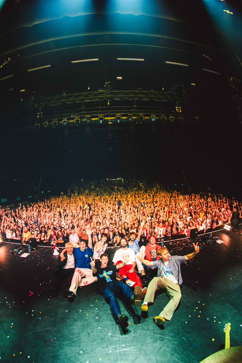 goodkidband's tweet photo. Hamburg! Tilburg! Y’all were electric - what a way to end the tour!! 😭🫶 These were seriously some of our favourite shows we’ve ever played and we owe it all to you 🫵 

Anyone who’s been a Good Kid fan for more than a day knows we love @lastdinosaurs, and we can’t express how much of a dream come true it was to share the stage with a band we look up to so much - we will remember these shows forever 😭🦖🫰

And most importantly: absolutely none of this was possible without our world class crew!! Amongst the highs, there were also a lot of tough moments with tricky load ins and a tour flu going around, and our crew never stopped moving mountains for us. We love them!!! ❤️

Till next time ✌️❤️‍🔥