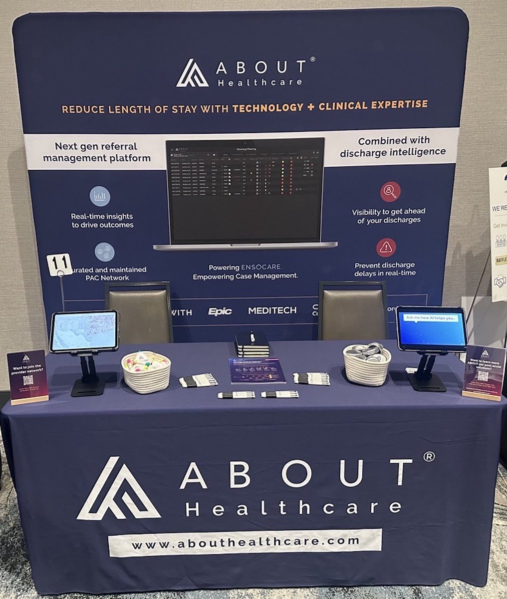 ABOUT_est2005's tweet photo. 🎉 That's a wrap on @TheACMA North Carolina Chapter Conference in Winston-Salem!
Thank you to everyone who stopped by to connect with our team.
See where ABOUT Healthcare will be next 👇
https://t.co/jnRLRhVDYI
#ACMAEvents #CaseManagement https://t.co/fDNs73Py5e