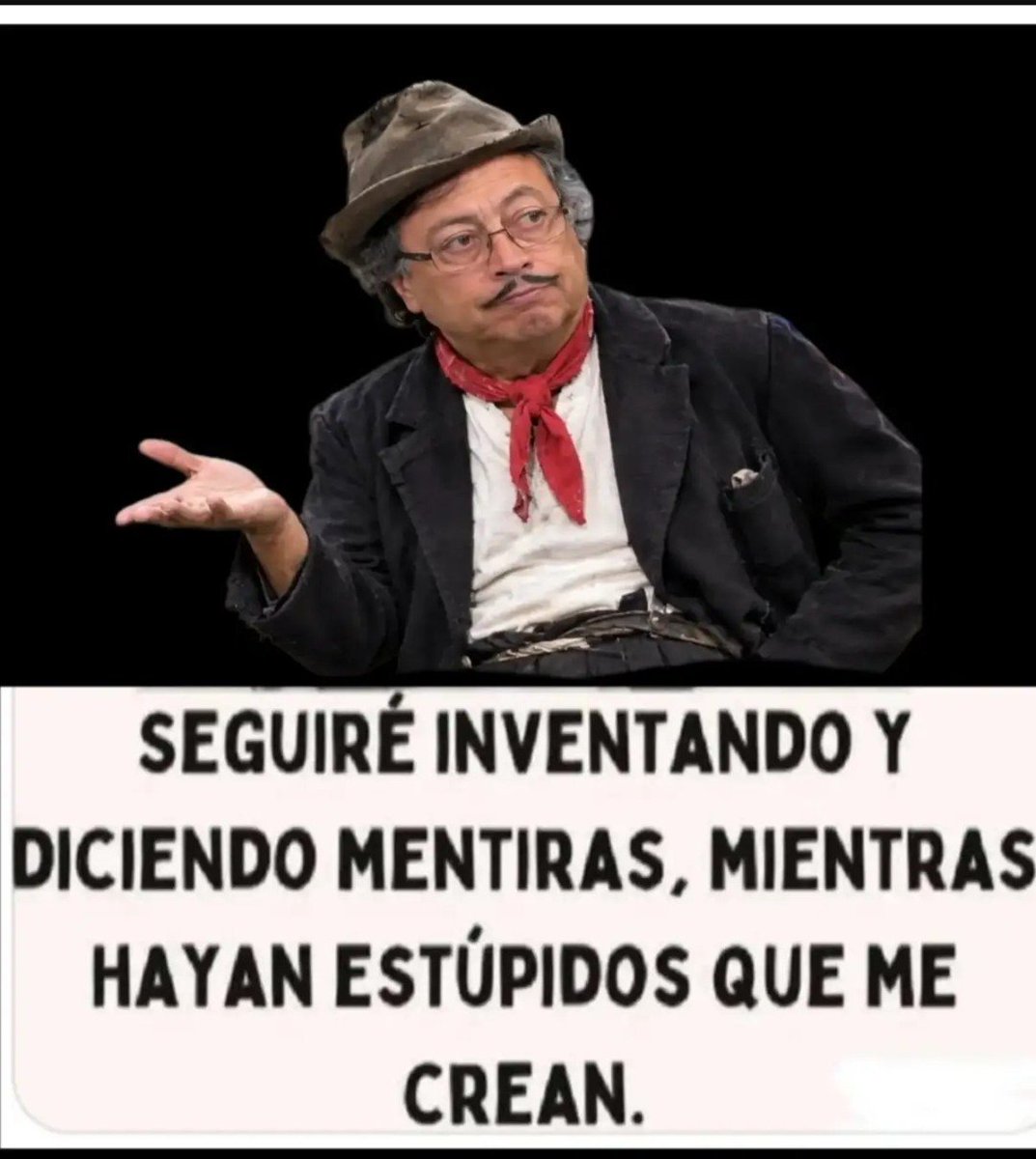 CarlosR64761514's tweet photo. @petrogustavo EL UNICO CULPABLE EL UNICO RESPONSABLE, DE QUE EL PROGRESISMO PERDIERA CREDIBILIDAD, PERDIERA APOYO, PERDIERA LAS ELECCIONES EN ESTE PAÍS, SE LLAMA GUSTAVO PETRO, POR SU CORRUPTO GOBIERNO, POR SU MENTIROSO GOBIERNO, POR SU DESASTRE DE GOBIERNO. https://t.co/B42NSxo8nL