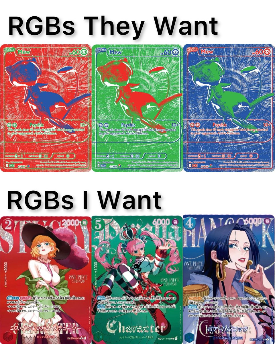 itsREDIC's tweet photo. the RGBs they want vs RGBs I Want 🫡 https://t.co/GUEjSfWtbt