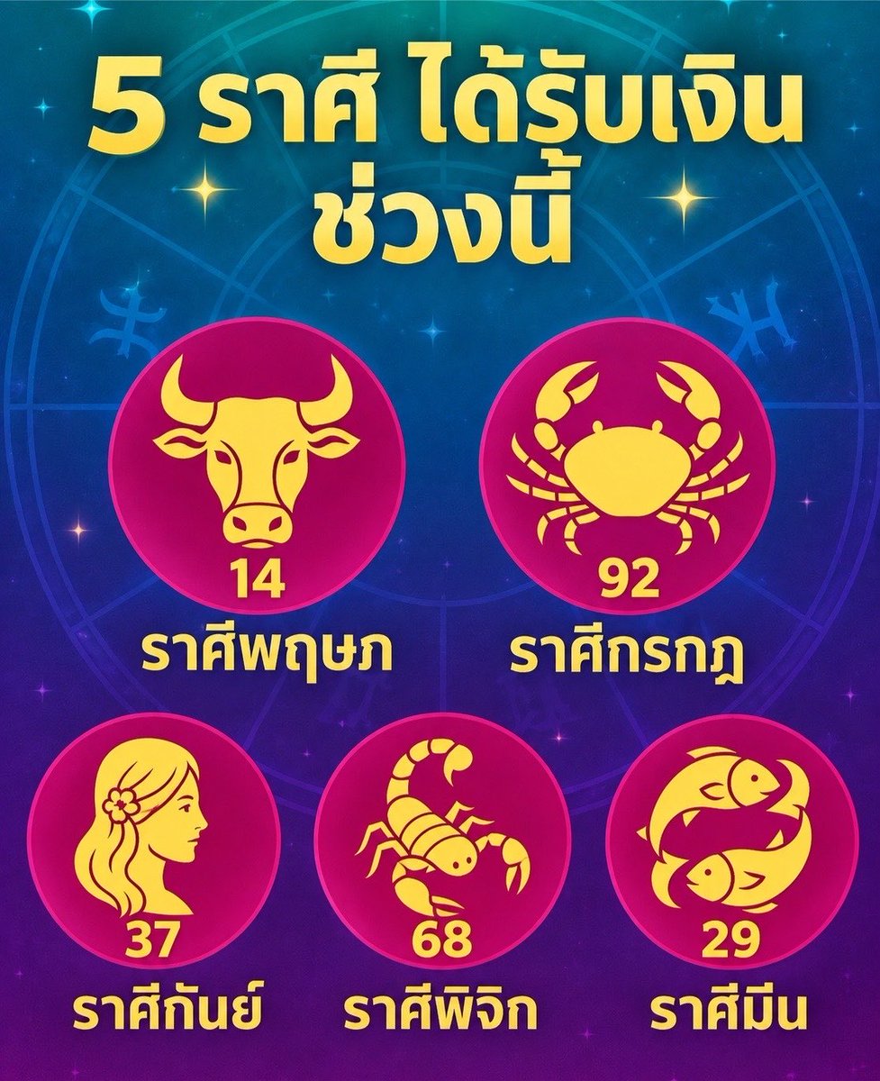 pgg0230's tweet photo. 🔮 5 ราศี ดวงเฮงรับทรัพย์ 
รีทวิตนี้รับโชค2 เท่า

https://t.co/Coln0TFZCI https://t.co/RWAclWpPdE
