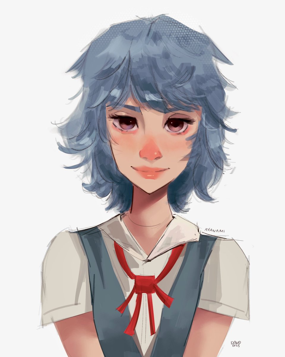 heliosVEVO's tweet photo. rei ayanami from #evangelion 

did this one a loooong time ago :,) 

#art #digitalart #artmoots https://t.co/FJdng3XDEB