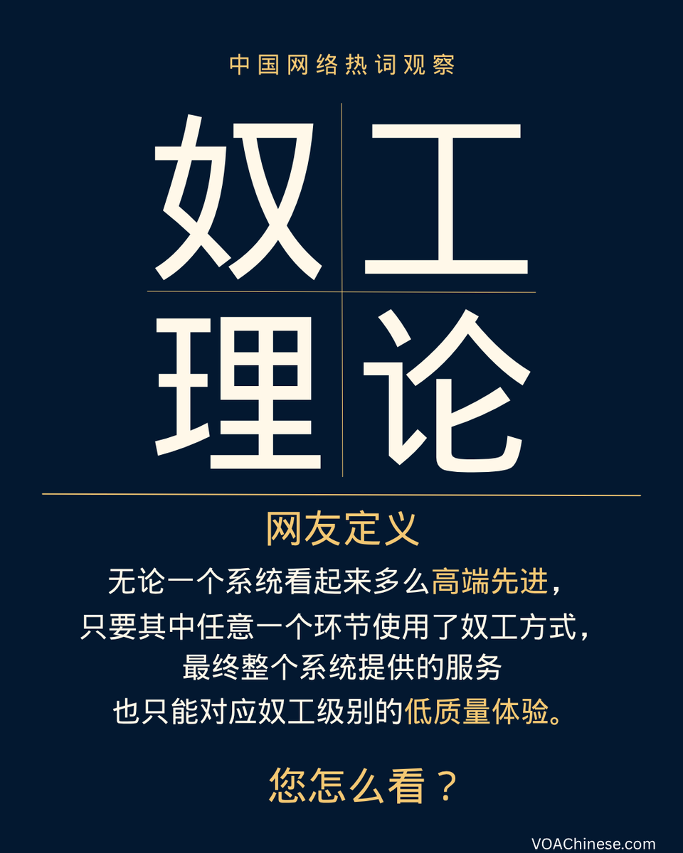 “奴工理论”及其引发的质量与管理思考——中国网络热词的社会反响与治理观察