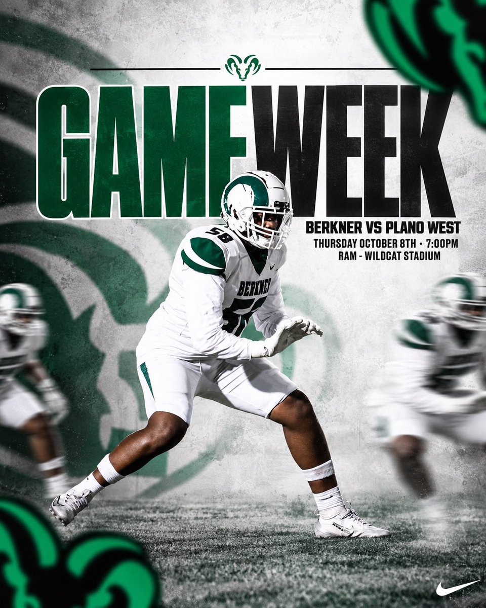 BERKNERFOOTBALL's tweet photo. It feels like it’s been forever, but it’s finally GAME WEEK again!!
We’re playing this week under the Thursday Night Lights!
It’s also Ladies Behind The Herd Night, where we’ll celebrate the women who make our program special!
#ProtectTheBrand | #HERD | #IOU | #BAM https://t.co/h4lVsuTN3u