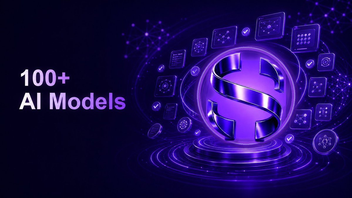 Helix's tweet photo. The Helix AI agent supports over 100+ AI models. Select your favorite and let your agent start working today. $HLX https://t.co/YwGXGczZl3