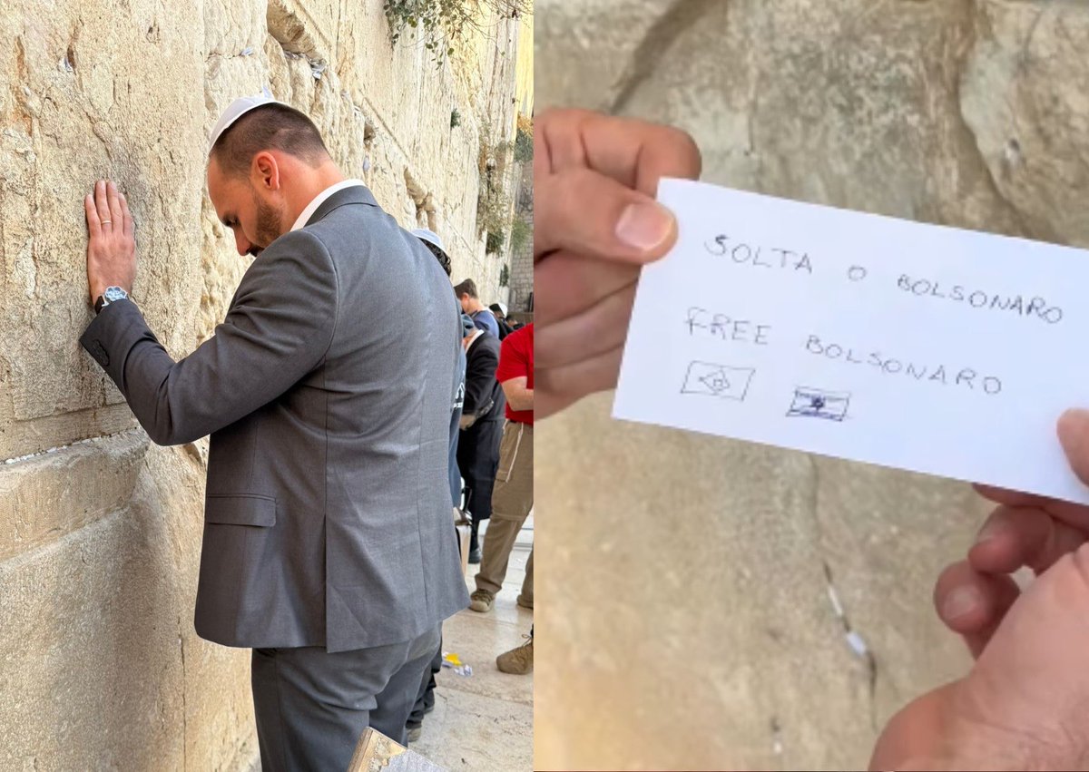 BolsonaroSP's tweet photo. 🇧🇷 🇮🇱 Thank you for your words, Chanceller @gidonsaar .

Brazil and Israel have enormous potential to deepen our cooperation in many areas. But beyond material interests lies an even greater mission: restoring the moral compass of the West, rooted in a millennia-old Judeo-Christian tradition and its enduring values.

With that guiding principle, we will work together more closely and with greater determination than ever before. 🇧🇷🇮🇱