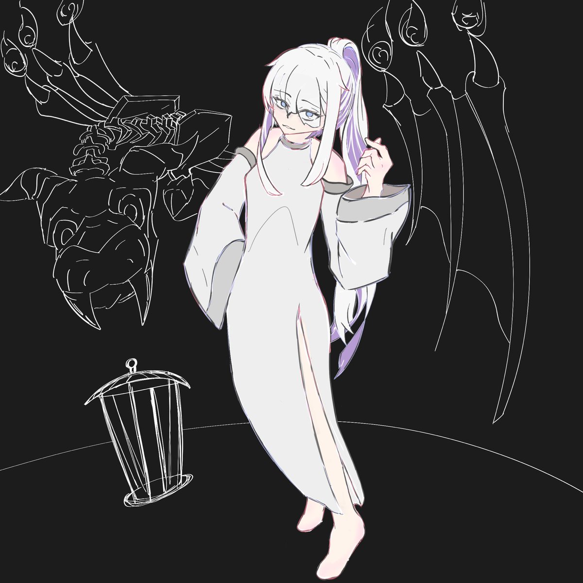 Abcddeb4's tweet photo. #イラスト練習
途中経過 https://t.co/tNjsgChzUz