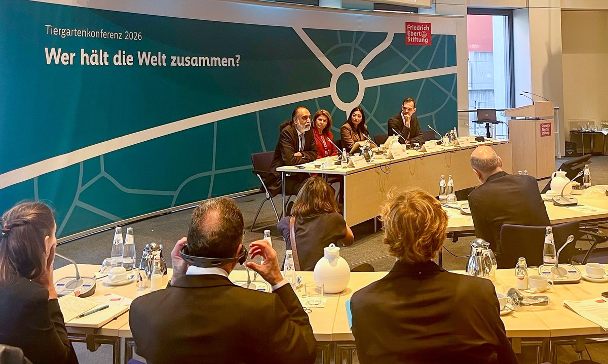 ODET_UN's tweet photo. 🌐 As global challenges become more complex, practical #DigitalCooperation matters more than ever.

Today in Berlin, UN Tech Envoy @gioasempre joined #TGK26 for discussions on multilateral partnerships, sustainable development beyond 2030, and responsible #AIGovernance. https://t.co/WOThCyPtr4