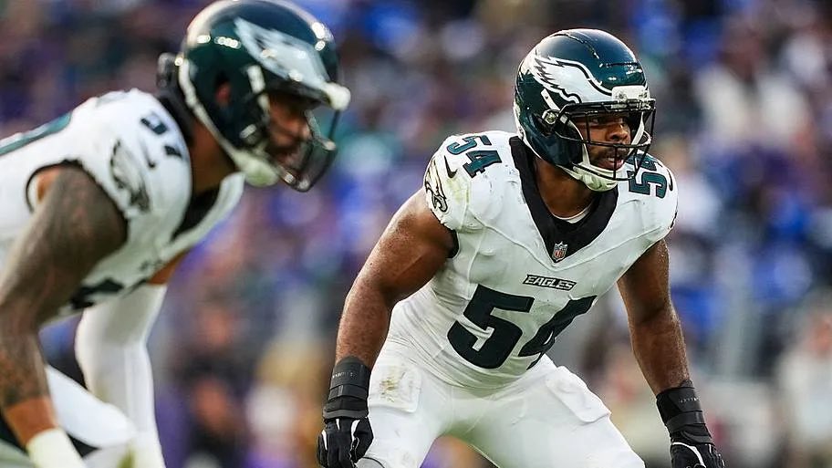SidelineBirds's tweet photo. Jeremiah Trotter Jr. impressed me yesterday. He did exactly what he was supposed to do.

15 total tackles (10 solo, 5 assisted)
1 pass defended 

Jihaad Campbell allowed more receiving yards (76) than Eagles had total team pass yards (68)

Campbell was targeted 12 times, allowing 8 completions, and 3 other targets were dropped or uncatchable.

I’m not counting out Jihaad. Let’s get Trotter more involved.

#Eagles