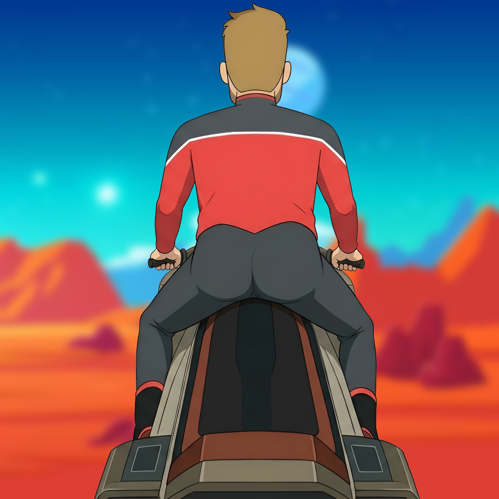 CDpetee's tweet photo. Ridin' with Ransom.
Lucky Boimler.
#JackRansom #BradBoimler #StarTrek #StarTrekLowerDecks #LowerDecks #hoverboarding #HoldOnTight #WhenYouSeeAchanceGrabIt #sweetdreams https://t.co/MfNtyWYOpg