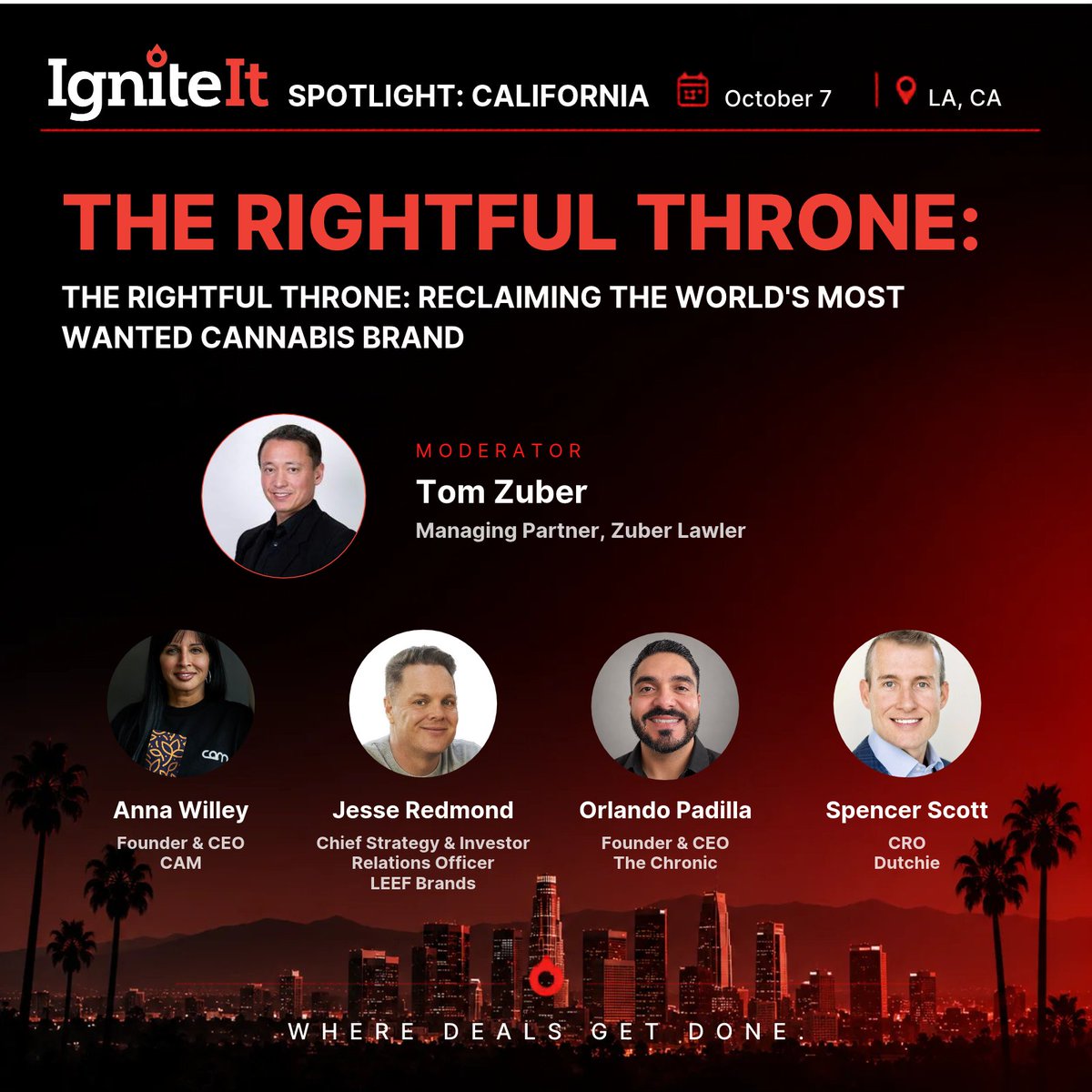 jesseredmond's tweet photo. Busy week ahead. Heading to LEEF Labs in Mendocino County tomorrow for meetings, then down to LA for the @IgniteItNews Market Spotlight on Wednesday.

Looking forward to joining this panel on how California cannabis brands can reclaim leadership.

For me, it’s about how @LeefBrands is positioning to win in California today while building for opportunities well beyond it.

$LEEF $LEEEF