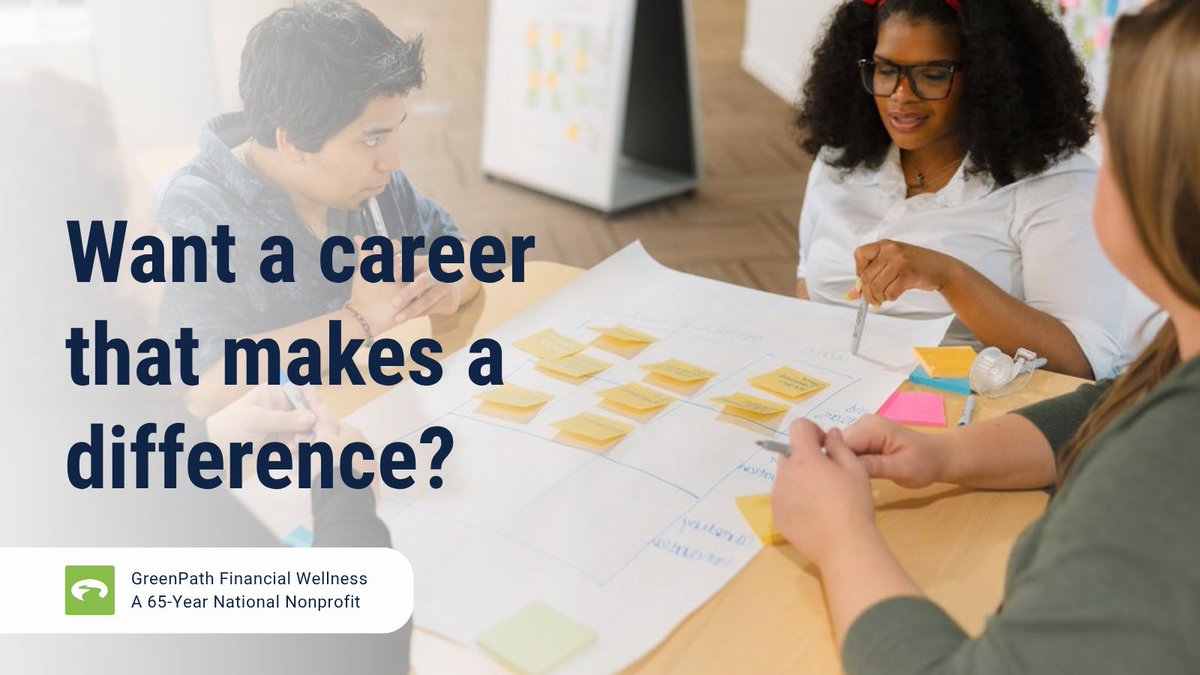 GreenPath's tweet photo. Help people overcome financial challenges and build a meaningful career.
✅ Remote (U.S.) 
✅ Benefits-eligible
✅ Paid training 
✅ Professional development &amp; tuition reimbursement programs
✅ PSLF-eligible
Apply: https://t.co/7psawt6G0t
#FinancialCounselor #GreenPath https://t.co/ky27qxNIm6