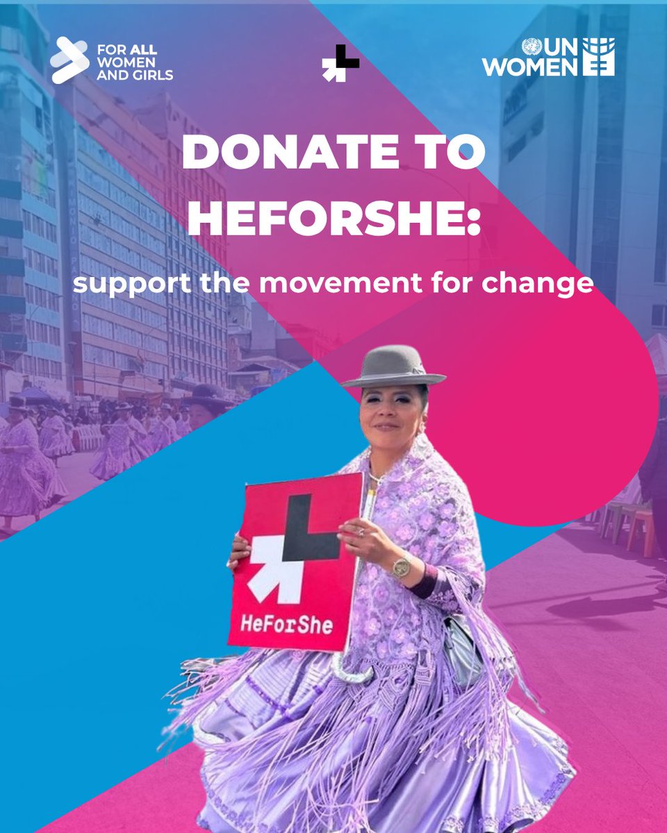 HeForShe's tweet photo. Gender equality needs all of us.

Your support can help #HeForShe bring more men and boys into the movement, equip people and organizations with practical tools for change, and turn commitment into action.

Donate &amp; help build a more equal world, together: https://t.co/TPoHMqGyGg https://t.co/swxG0OBM1j