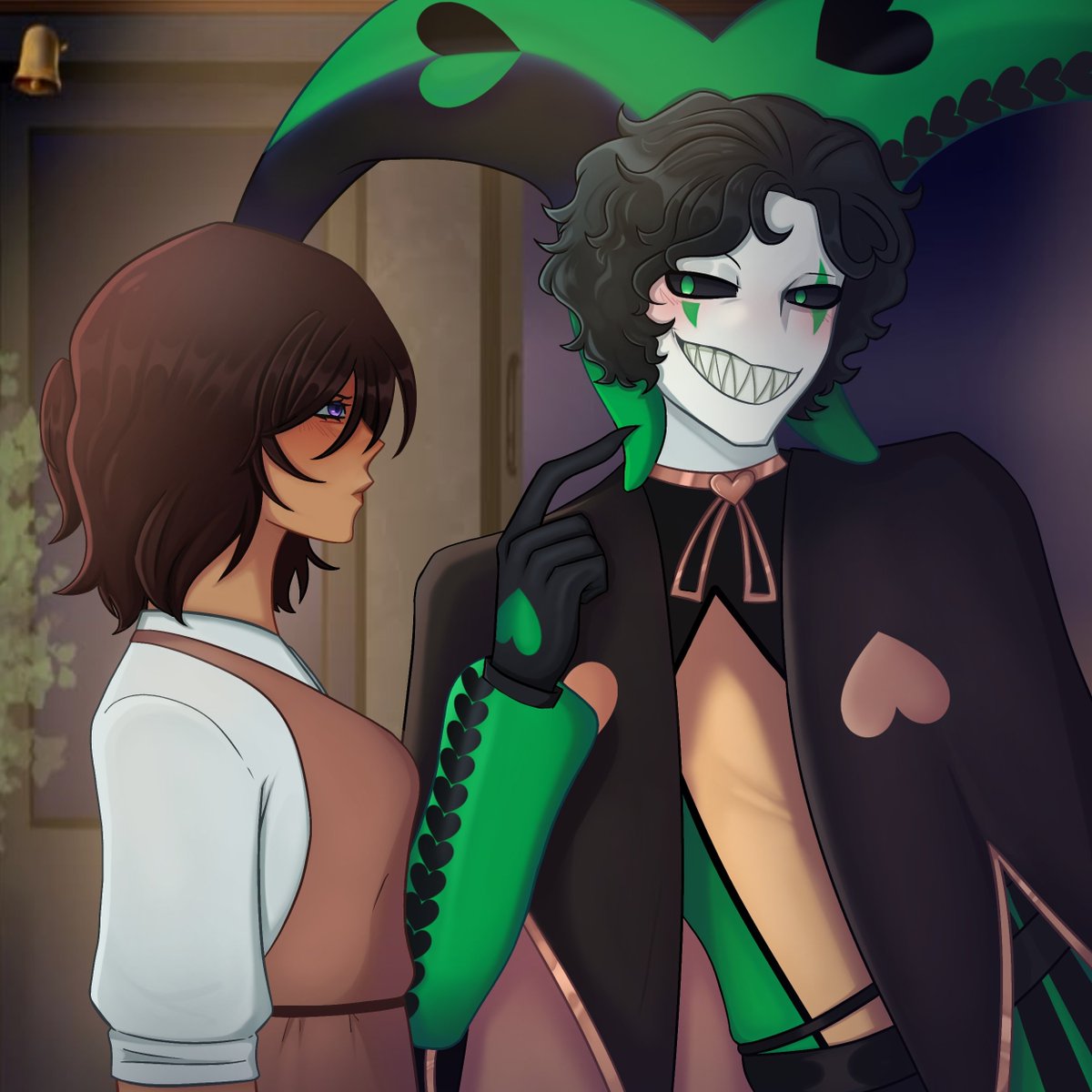 Lexx_io0's tweet photo. El Harlequin💋💋

#tfc #harlequin #fanart #thefreakcircus https://t.co/2PVJC7ARo0