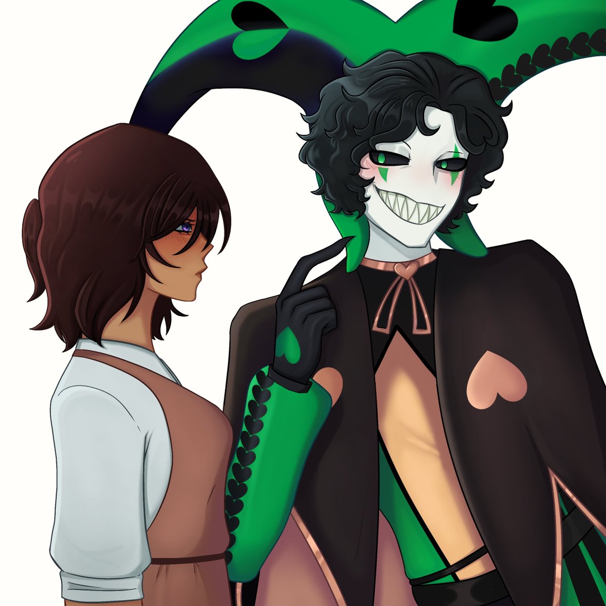 Lexx_io0's tweet photo. El Harlequin💋💋

#tfc #harlequin #fanart #thefreakcircus https://t.co/2PVJC7ARo0