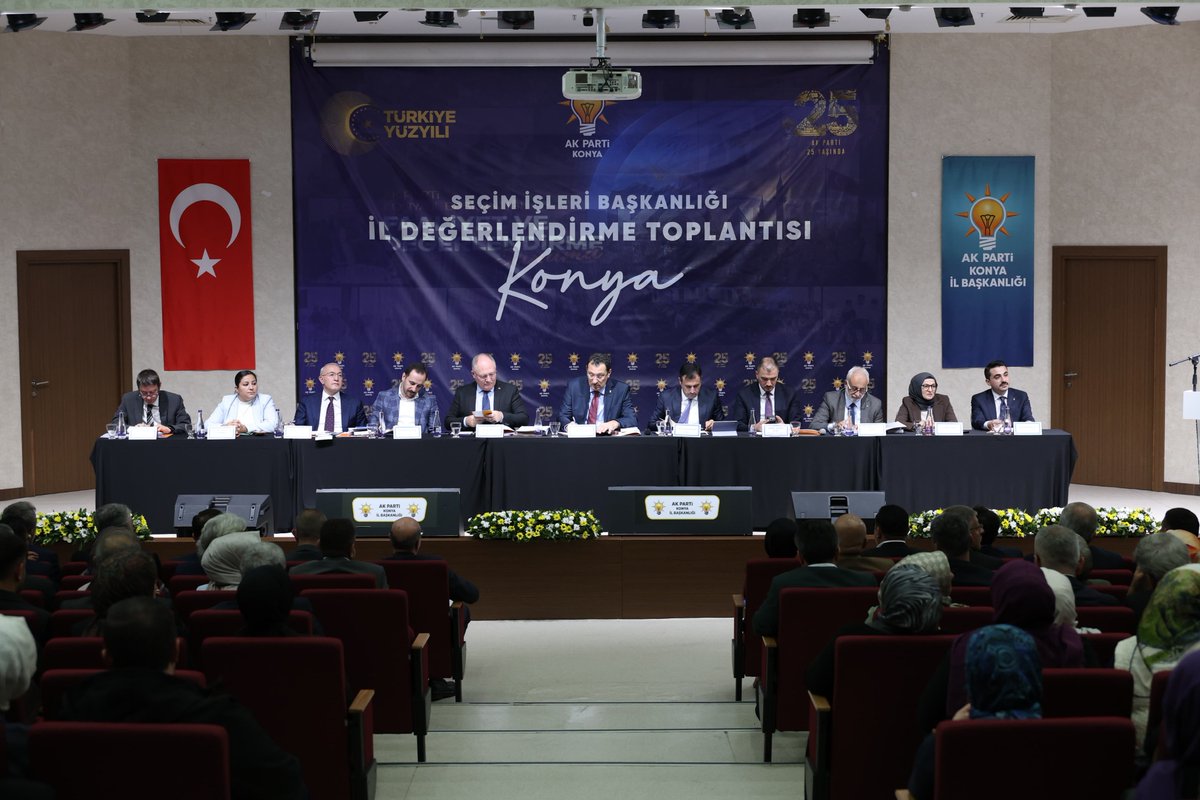 latifselvi42's tweet photo. Genel Başkan Yardımcımız ve Seçim İşleri Başkanımız Sayın Ali İhsan Yavuz ve teşkilat mensuplarımızla İl Değerlendirme Toplantımızda bir araya gelerek istişarelerde bulunduk.

Toplantımızın Konya’mıza ve teşkilatımıza hayırlı olmasını diliyorum. https://t.co/VhoGftgFr0