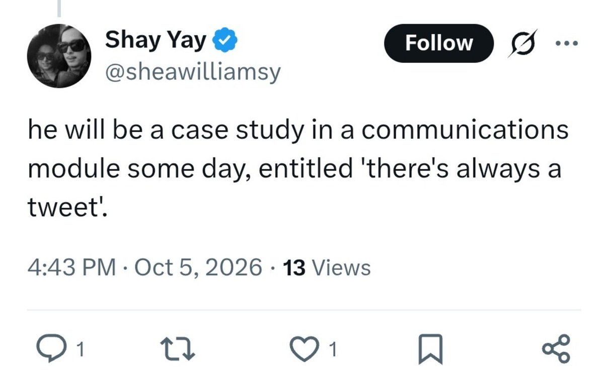 RiceDevonaqdtv's tweet photo. "'there's always a tweet'"

- @sheawilliamsy 

Yes there is, Shay'norita, always. 👉📸

I wouldn't fancy doing a case study into Eoghan's communication style on here. A disturbing insight into pschopathy for sure. He'd make Hannibal Lecter look like Ned Flanders I fear!😬 https://t.co/HH9oGUoFdt