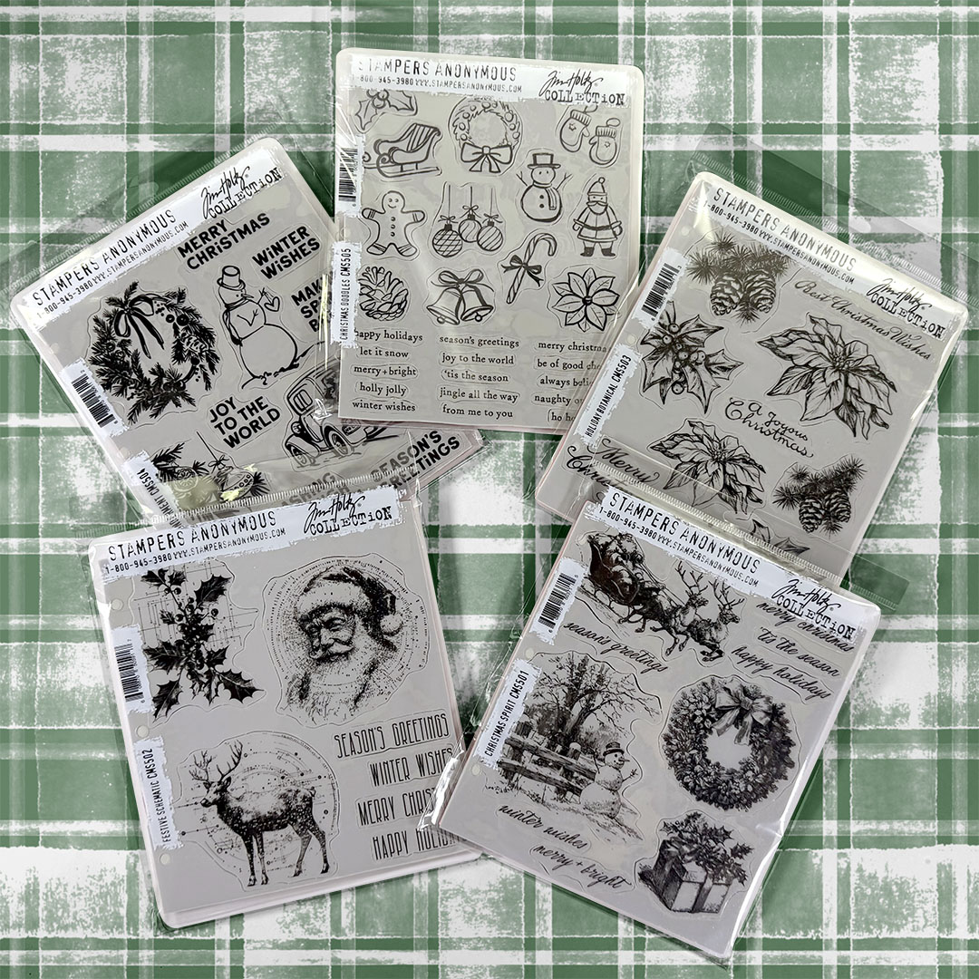 stampers_anon's tweet photo. 🎄✨ NEW @tim_holtz — 3 bundles of holiday magic!

❤️ Everything Bundle for holiday creativity from start to finish
❄️ Stamps Bundle with all 4 cling sets full of Christmas charm
🌟 Stencils Bundle with all 4 stencil sets for festive backgrounds

#timholtz #stampersanonymous https://t.co/9VKi66p9Yh