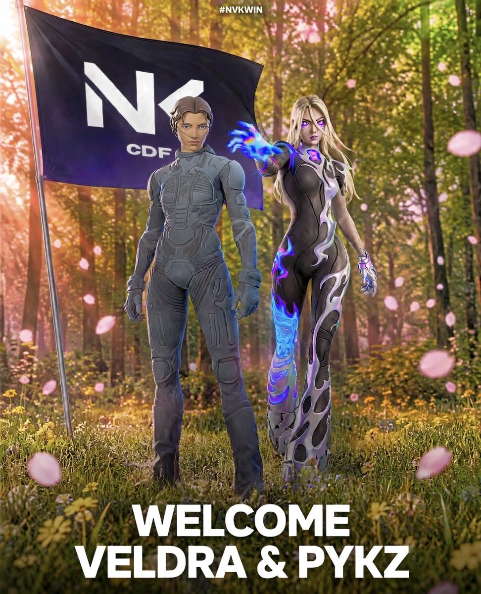 NVKCDF's tweet photo. WELCOME @pykzfn6 &amp; @VeldraFN DANS LE CDF 🏆

Nous sommes heureux de vous avoirs, et sommes ambitieux pour la suite ⌛️ 

Nous les suivrons directement ce soir ⏰ https://t.co/KznP5Izhxy
