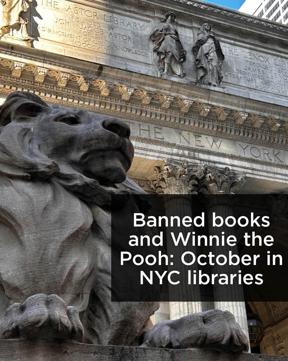 WNYC's tweet photo. Banned Books Week started on Sunday, and New York City’s library systems are marking it in different ways. https://t.co/utLsI1ALaB https://t.co/TZfinygnwI
