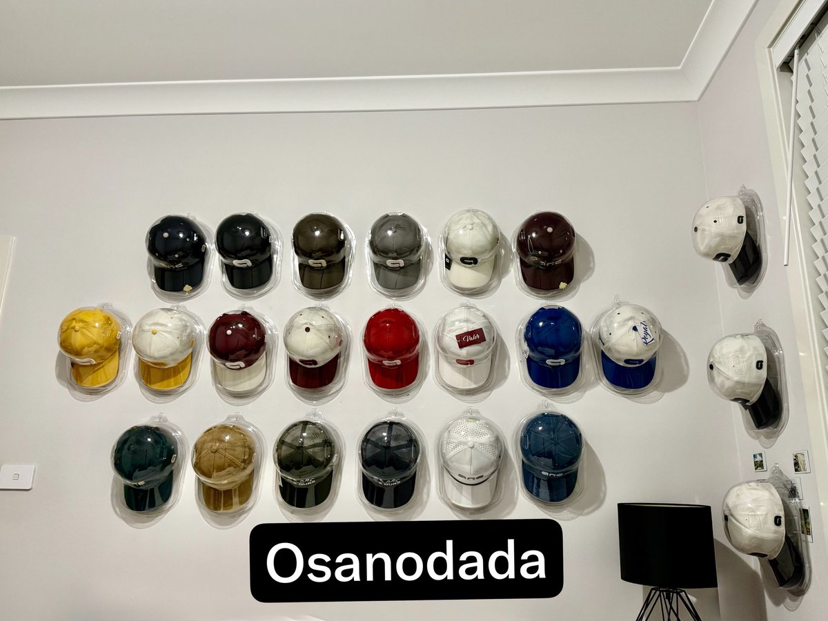 Osanodada's tweet photo. Aiah: “It makes me kilig everytime you wear it, not just sa concert but on your random days.”
 
Me: Napakilig ko si Aiah 😭😭

So far, completed all the released ARC caps. Nasa PH pa ang iba 🥹 https://t.co/ixSptNAhgl