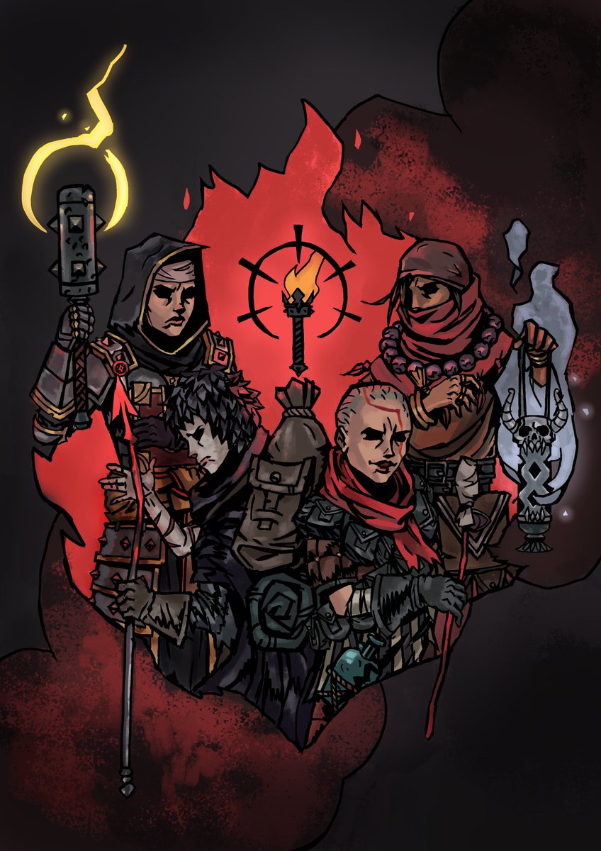 setup_wiz's tweet photo. Wildfire #DarkestDungeon https://t.co/Ly1YK8VLMs