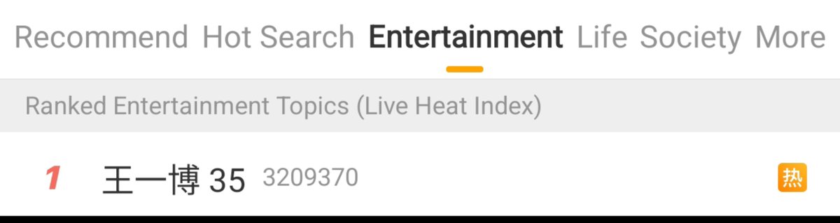 justkayyy38's tweet photo. 🔥 # wang yibo 35 is trending at no. 1 in the entertainment section 

with the top post explaining the whole thing... mom im scared 😭 https://t.co/iyTTvEGbMi