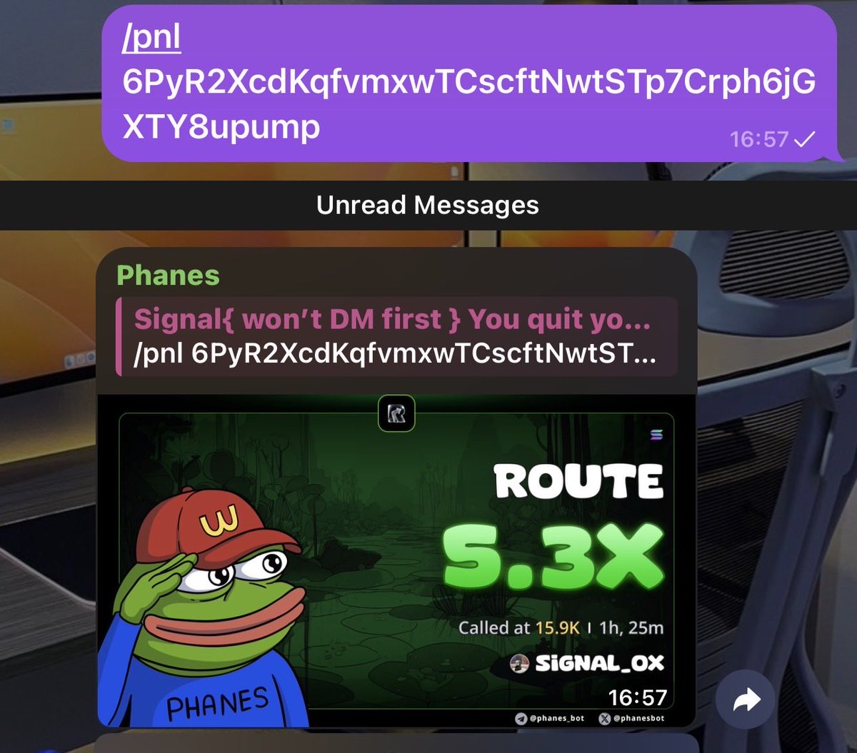 Signal_ox's tweet photo. 5X from my call on $ROUTE

6PyR2XcdKqfvmxwTCscftNwtSTp7Crph6jGXTY8upump https://t.co/OXEH0jiscZ