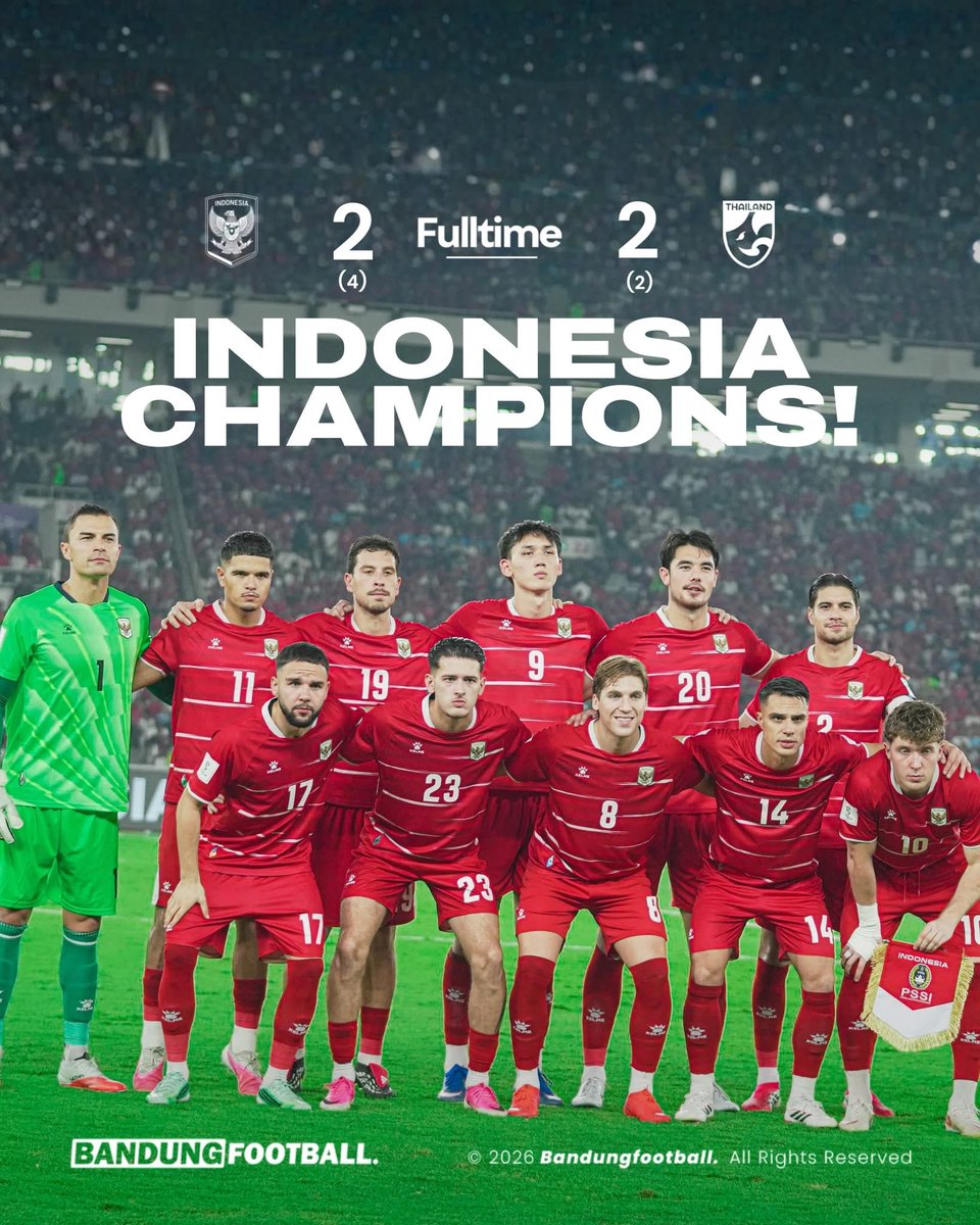 bandungfootball's tweet photo. PENANTIAN LAMA, PENANTIAN BERHARGA! 😭😭😭😭😭

TIMNAS INDONESIA, FIFA ASEAN CUP CHAMPION! GELAR PERDANA TIMNAS INDONESIA DI KOMPETISI RESMI FIFA!! 🇮🇩🇮🇩🇮🇩🇮🇩🇮🇩🇮🇩🇮🇩🇮🇩🇮🇩🇮🇩🇮🇩🇮🇩🇮🇩🇮🇩🇮🇩🦅🦅🦅🦅🦅🦅🦅🦅🦅🦅🦅🦅

#BandungFootball #BFCOM #Persib #Bobotoh #TimnasDay https://t.co/qRhbkuNaYS