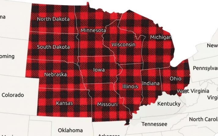 midwestern_ope's tweet photo. With lows in the 40s and 50s this morning the Midwest has been issued a “Flannel Advisory” https://t.co/pXpIiQOTQd