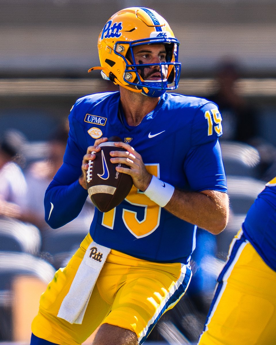Pitt_FB's tweet photo. Holden Geriner has been named the starting quarterback ahead of this week's game against North Carolina. https://t.co/01emX9yg43