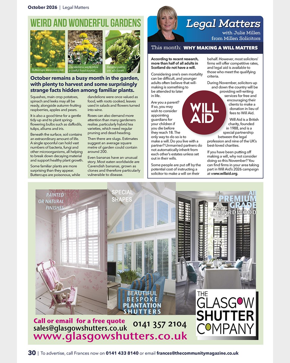 CommunityMagNMC's tweet photo. Weird And Wonderful Gardens: October remains a busy month in the garden, with plenty to harvest and some surprisingly strange facts hidden among familiar plants.  Full story, and for the rest of our eBook, CLICK HERE: https://t.co/ssOuvNdlsG https://t.co/ICV6QaLwn6