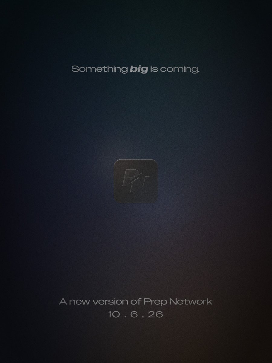 PrepNetwork_'s tweet photo. We've been building something. Tomorrow, you'll see it. https://t.co/G5YszA9dWa