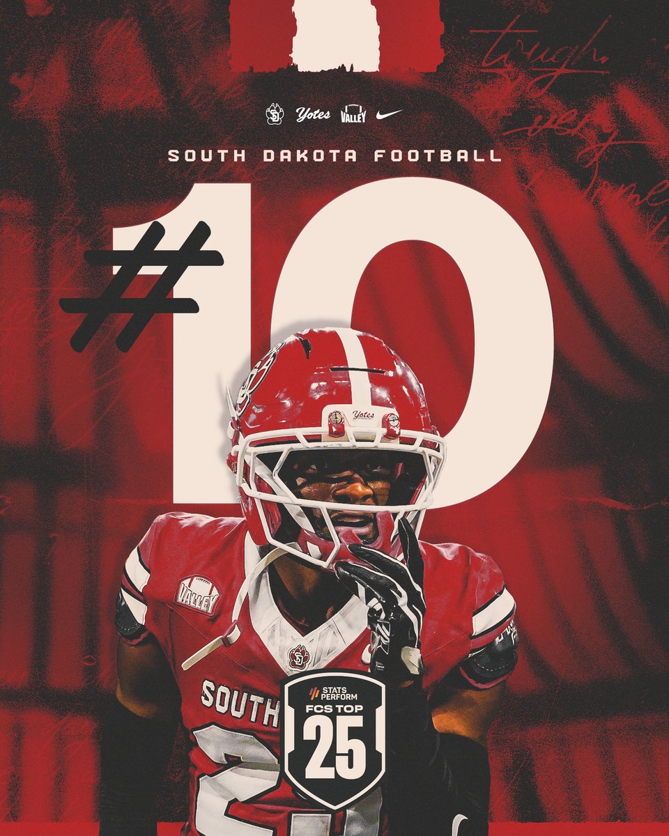 SDCoyotesFB's tweet photo. Great week to come check out the ππ¨π©-ππ ranked Yotes this weekend!
ποΈ Β» https://t.co/Isdi7BFLdJ
#GoYotes x @OptaAnalystFCS https://t.co/FMzAgbgFEg