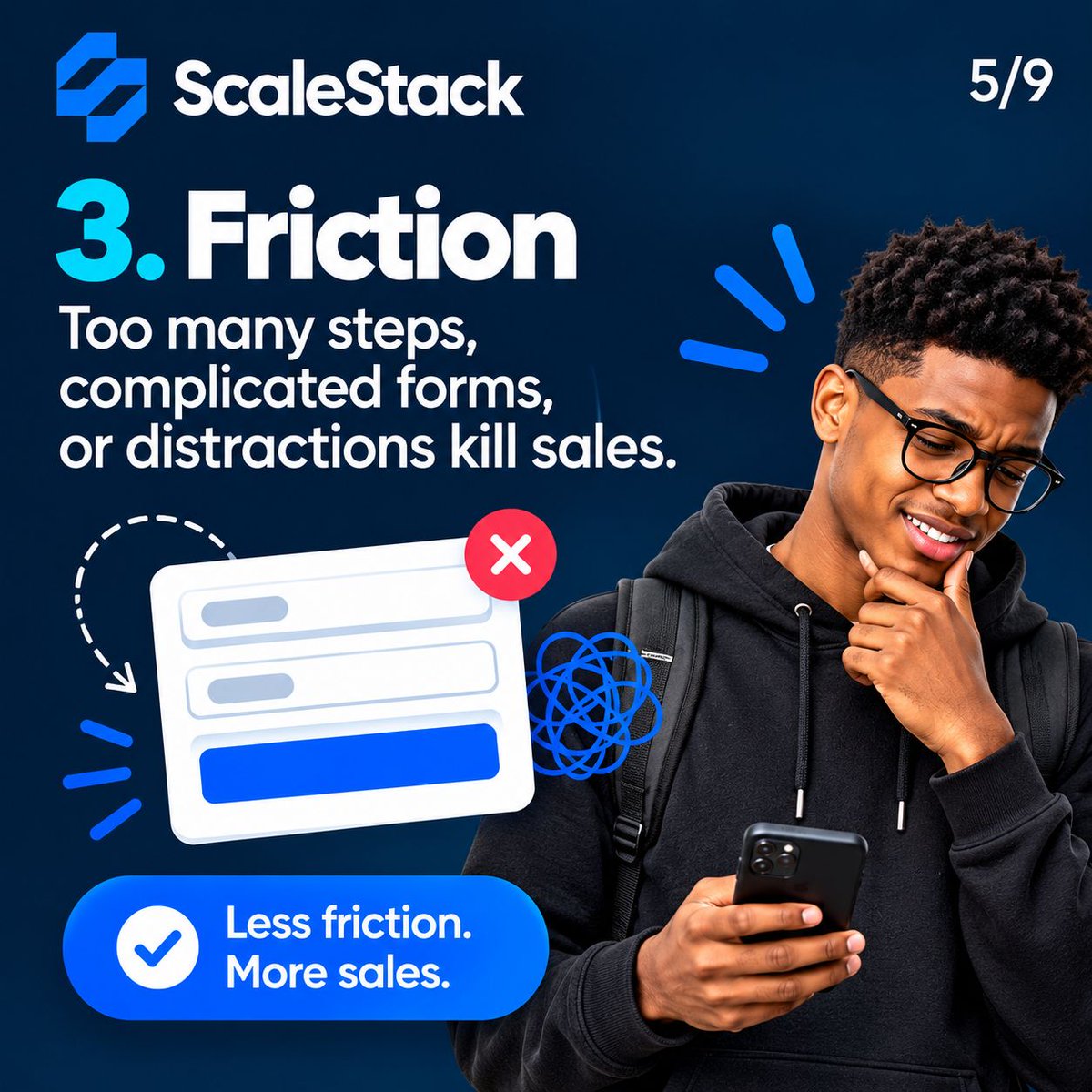 ScaleStack0's tweet photo. Your website shouldn’t just look good. It should convert.
If visitors leave without buying, look at the journey: clarity, trust, speed, friction and CTAs.
We build websites designed to turn attention into action.
🌐 https://t.co/ZYh05u1K4G
#WebDevelopment #DigitalGrowth https://t.co/Wbfq14X0Xb