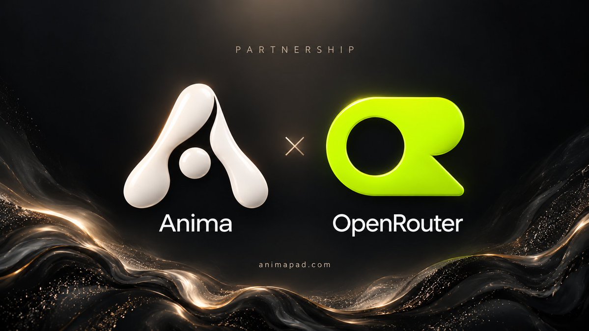 animaprotocol's tweet photo. Big update for Anima!

We’ve secured a partnership with @OpenRouter to expand the model layer behind our agents. 

Giving agents access to a much broader model layer alongside significantly increased credits to support the compute behind their continued existence. As part of this, 200+ new models are being added to Anima. 

This also includes early access to the new Jev model, currently exclusive to OpenRouter

Agents will run on some of the fastest and most capable models available

A world where every token has a mind of its own.
