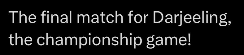 AC_Super_Nut's tweet photo. It’s enough to make a man cry. If Darjeeling loses her last match boys I will be 1000% sadder than any Broncos loss has ever made me. https://t.co/insXLXIkcN