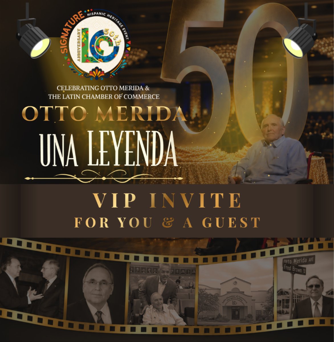 lvlcc's tweet photo. 🎬 Celebrate 50 years of legacy at “Otto Merida: Una Leyenda.”

📅 Oct. 7 | 5–7 PM

VIP invite for you + a guest. RSVP: https://t.co/p8kpwmq8bG

#LVLCC https://t.co/X1WbopJHao